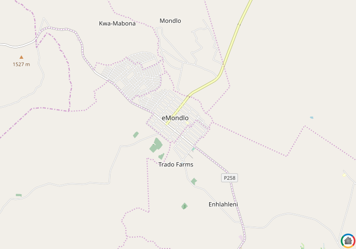 Map location of Mondlo A